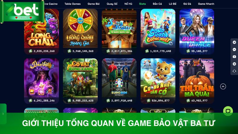 Giới thiệu những thông tin tổng quan về game quay hũ Bảo Vật Ba Tư 