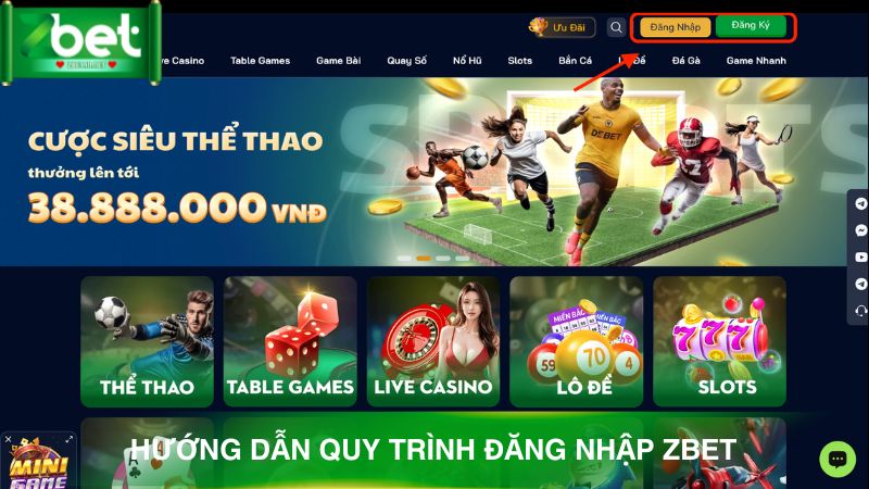 Hướng dẫn các bước đăng nhập Zbet nhanh chóng