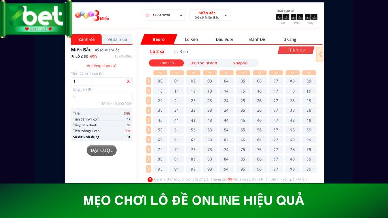 Tổng hợp các mẹo chơi lô đề online hiệu quả 