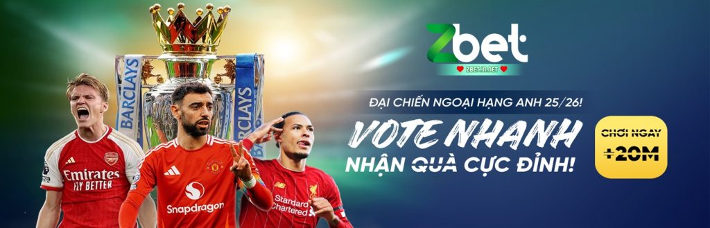 Banner zbet vote thể thao thưởng hoàn trả 2%