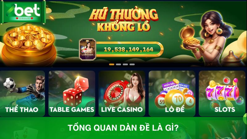 Dàn đề là tập hợp các con số được người chơi lựa chọn để đánh trong kỳ quay thưởng