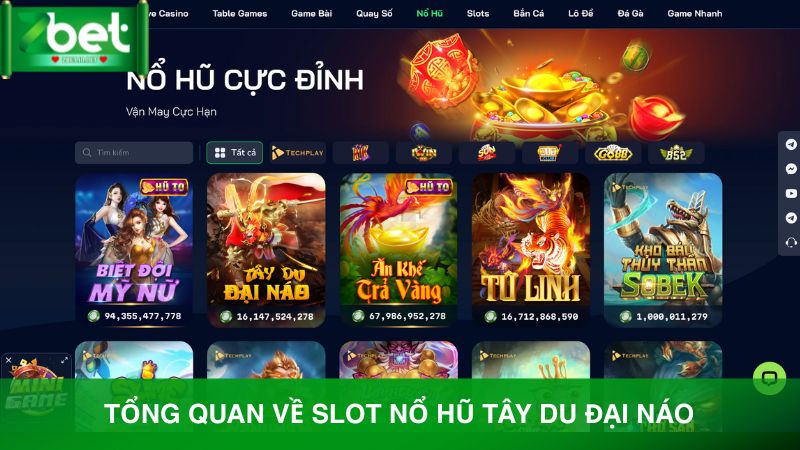 Giới thiệu thông tin tổng quan về Slot nổ hũ Tây Du Đại Náo tại Zbet